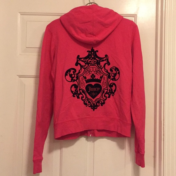 Juicy Couture hot pink zip up - Picture 1 of 2